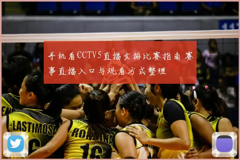 手机看CCTV5直播女排比赛指南 赛事直播入口与观看方式整理